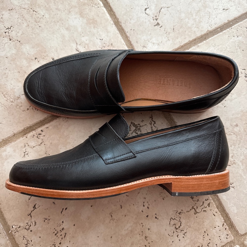 Adelante Luca Loafer Onyx Size 10.5 D